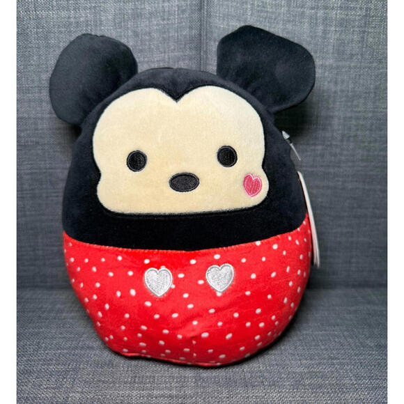 Mickey Mouse 8” Valentine Squishmallows | New with Tags - Picture 1 of 5